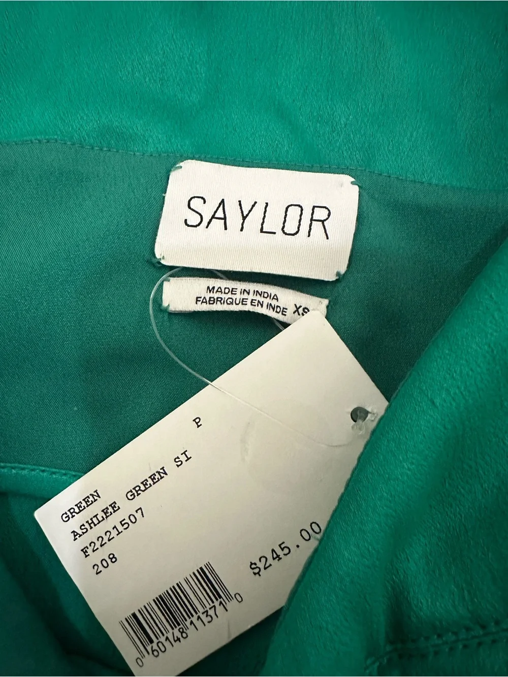 Revolve Saylor Ashlee Green Dress NWT - Picture 4 of 6